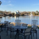 dining spot in front of the crab shack